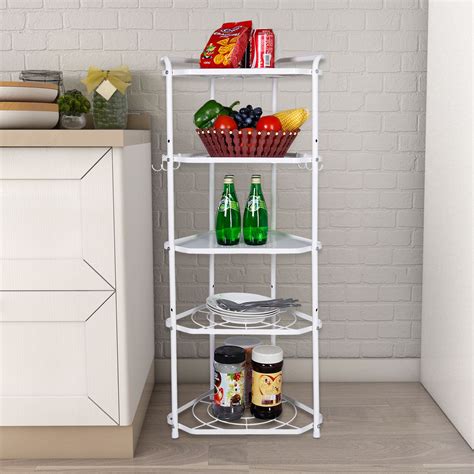 5 tier metal shelving target in box|free standing corner shelves target.